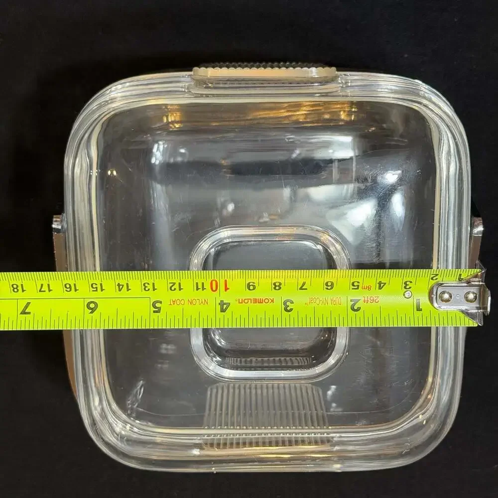 Mid Century Modern FRATELLI GUZZINI Lucite 3 Pc “Amanda” Ice Bucket Pozzi